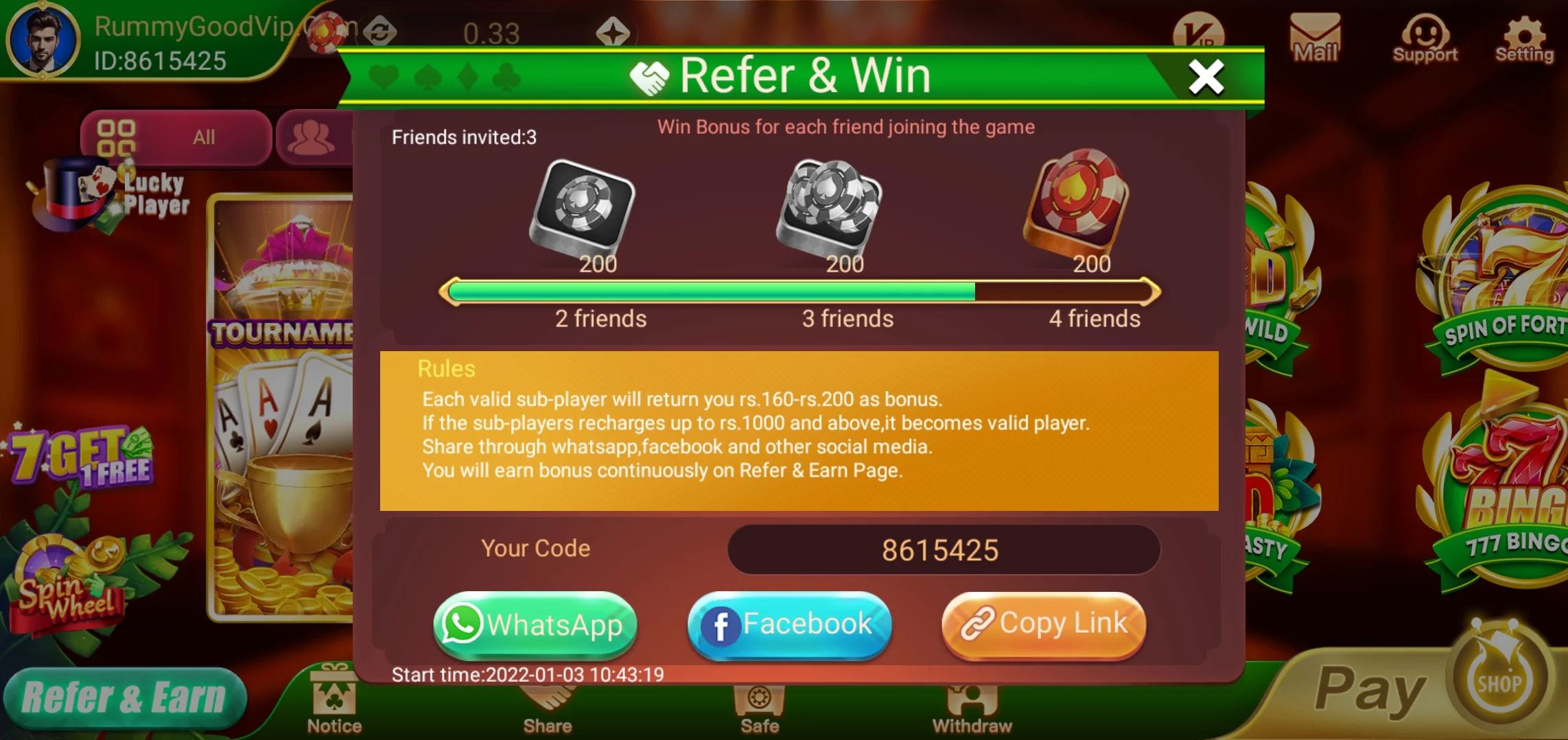 Rummy Good Refer Earn