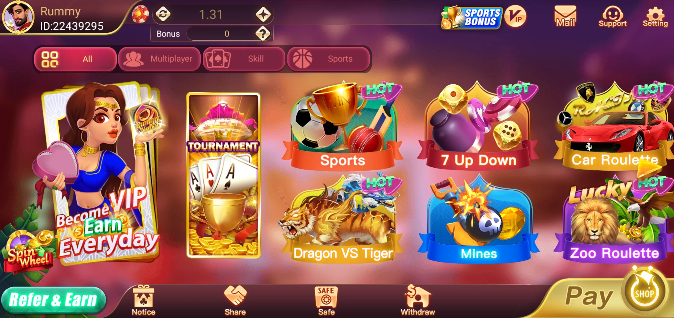 Rummy Nabob Apk All Games