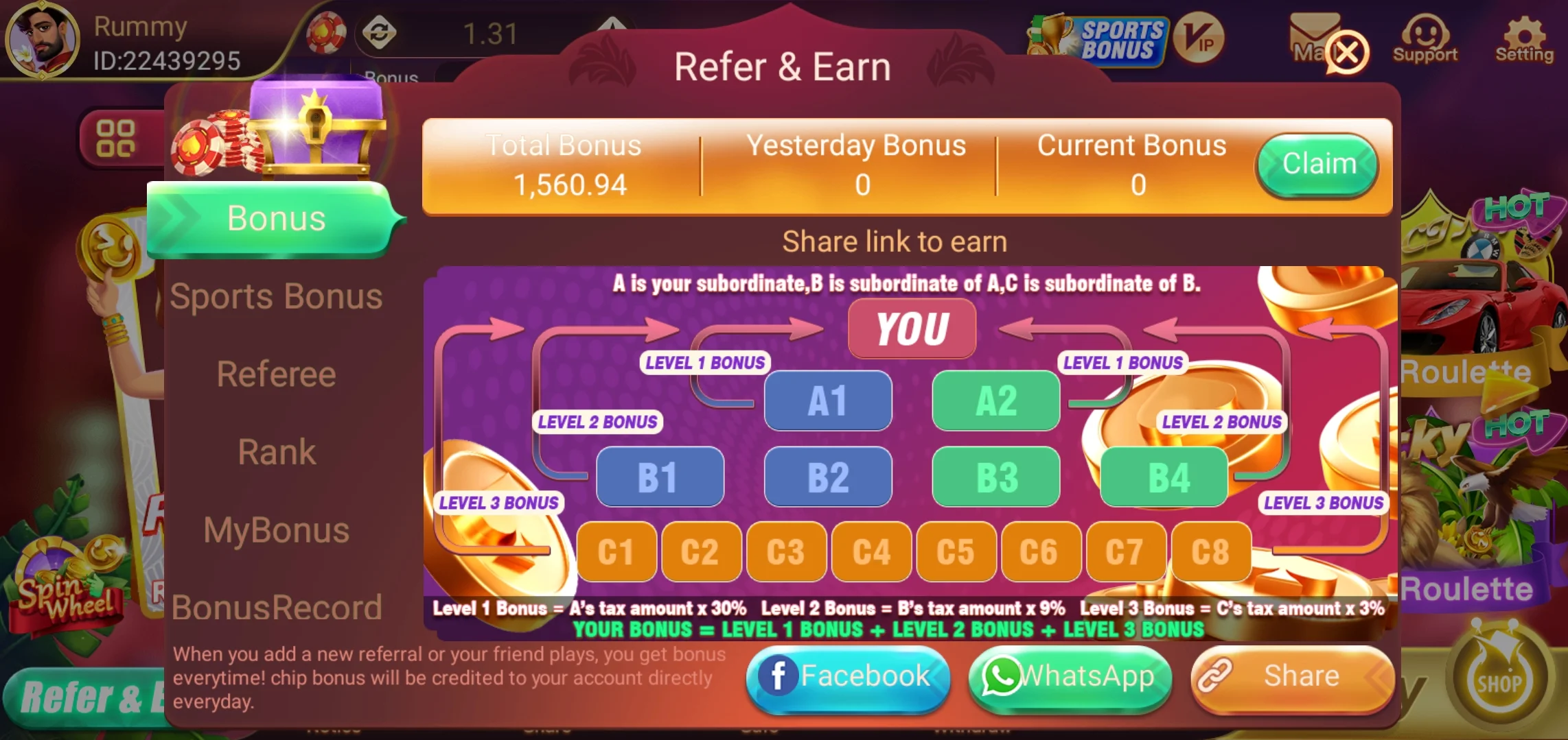 Rummy Nabob Apk Refer Earn