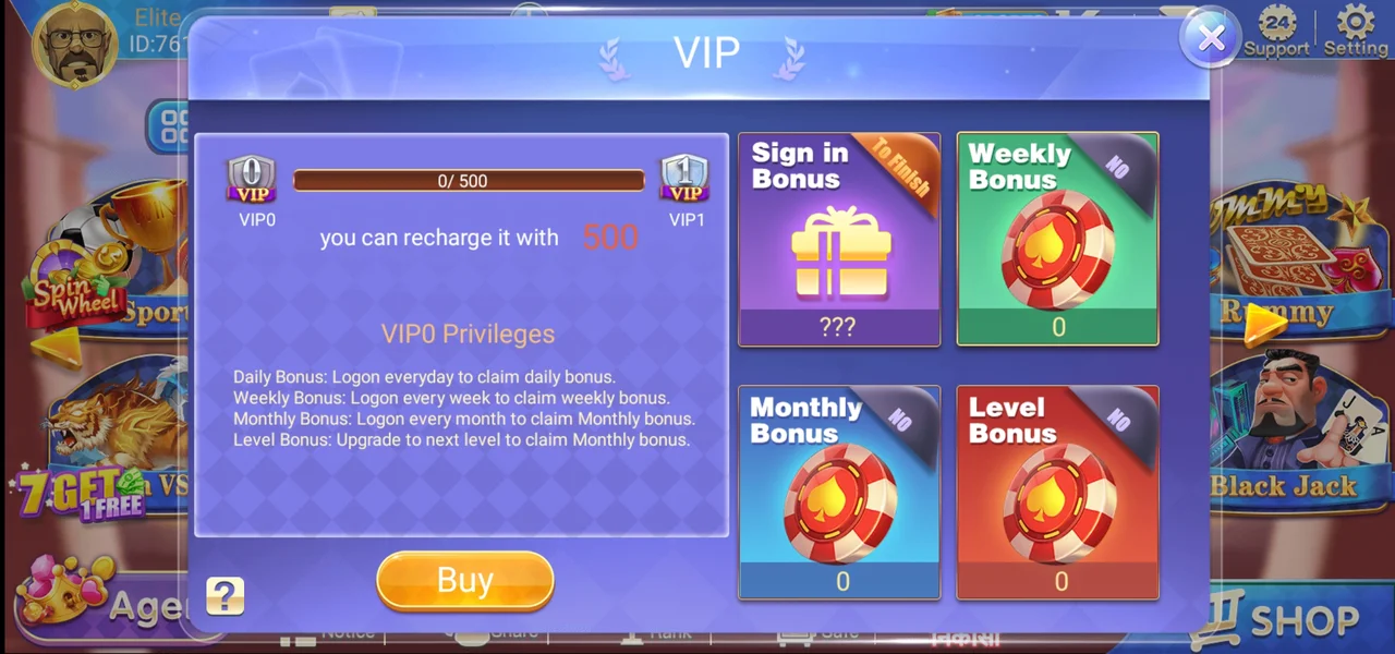 Teen Patti Elite Bonus