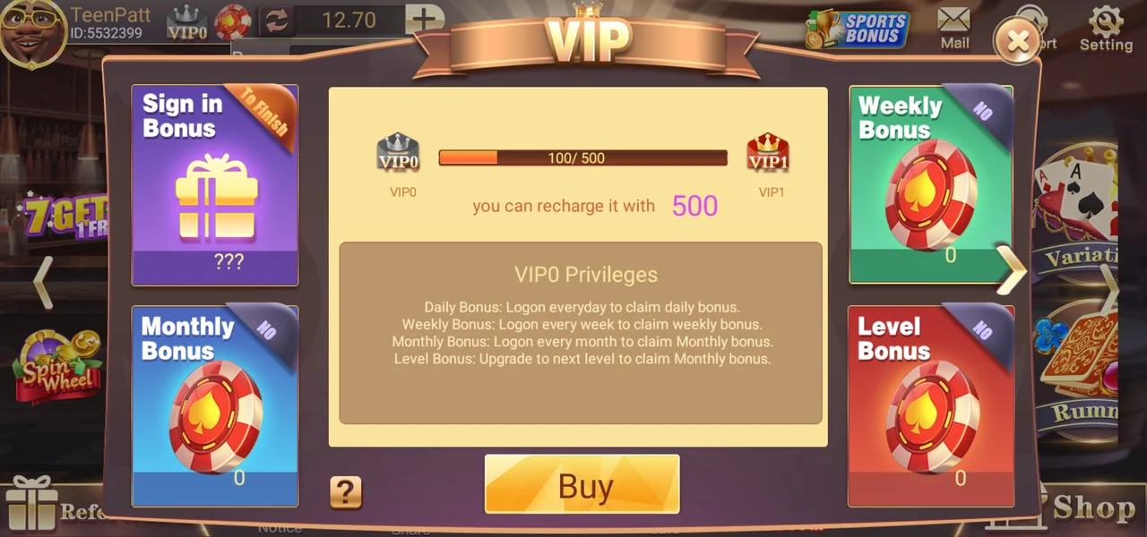 Teen Patti Fun Bonus