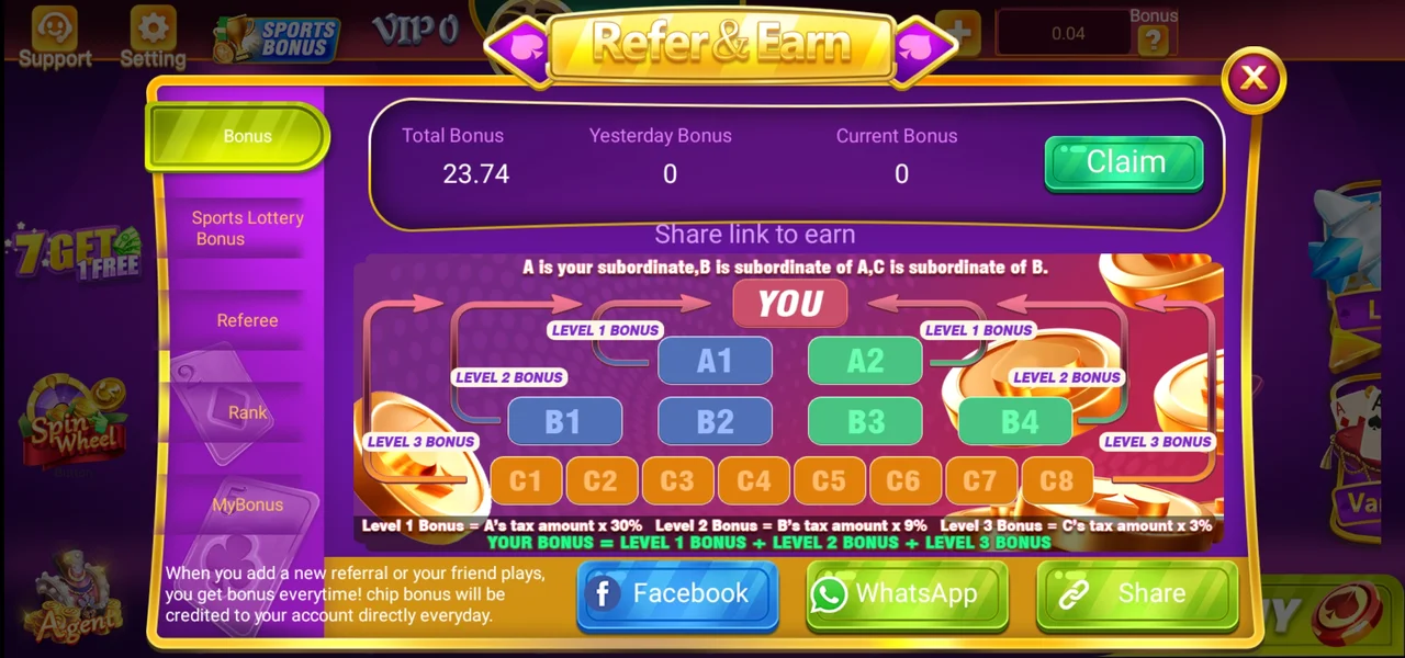 Teen Patti Online Refer Earn